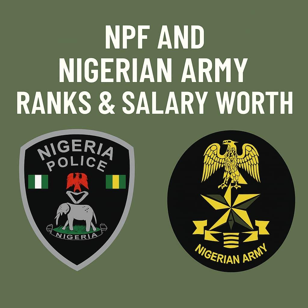 Npf (Police) And Nigerian Army Ranks & Salary Structure In 2025: Fg-Approved Guide
