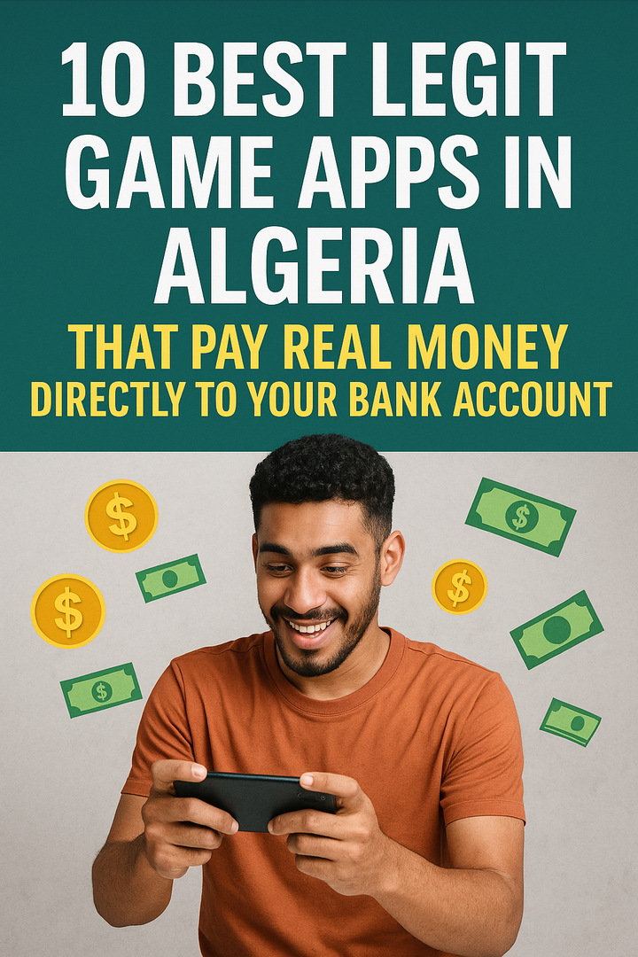 10 Best Legit Game Apps in Algeria That Pay Real Money Directly to Your Bank Account