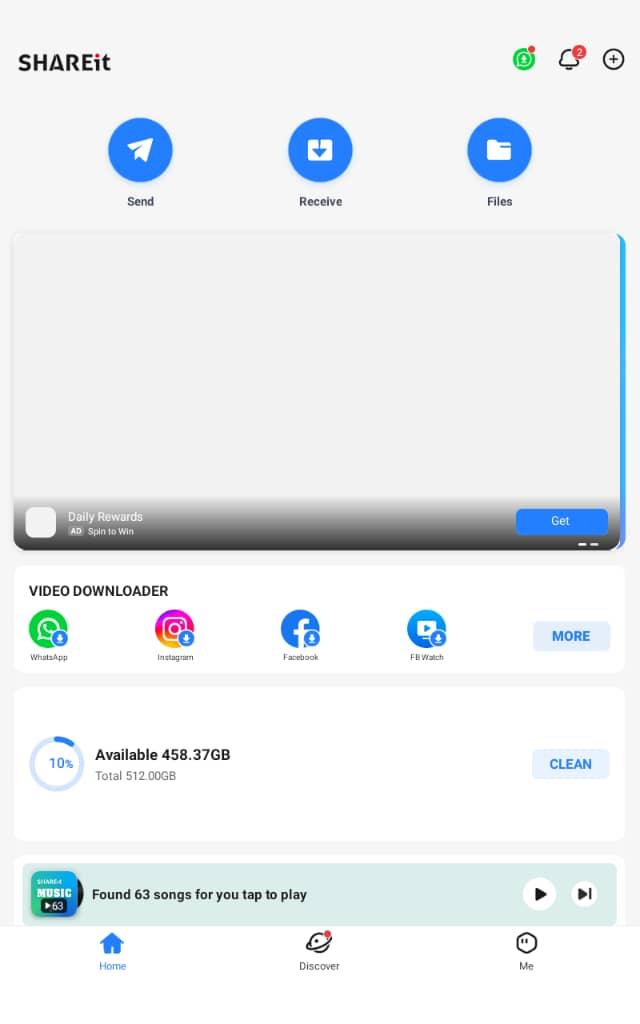 I found this App that allows you to easily share files between your Phone and Laptop