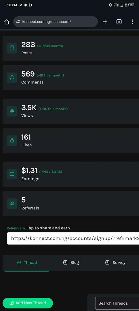 🌟 My Growth Journey on Konnnect Africa 🚀